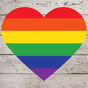 Coeur arc-en-ciel SVG, LGBTQ SVG, Rainbow Heart Png, LGBTQ Heart SVG, LGBTQ Cricut, Rainbow Heart LGBTQ Design, LBQTQ Bundle, Gay Pride Heart