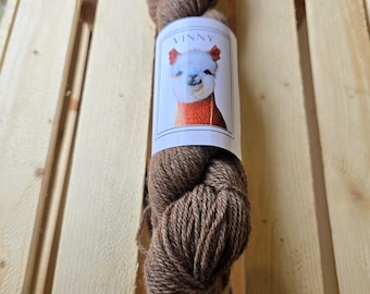 Natural Rose Grey Alpaca Cria & Merino Yarn – Ply 3 Sport, 200 Yards