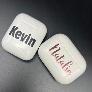 AirPods pro decal, personalized decal, AirPods name decal,