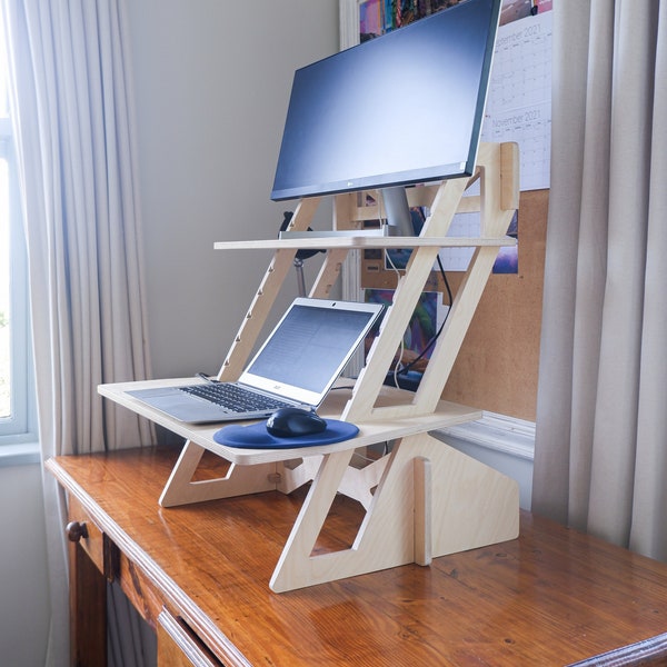 Take a Stand: Stand-up desk converter CNC File