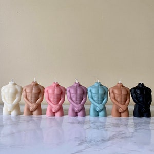 Man Body Candle/ Man Candle / Man Torso Candle / Male Body Candle /Candle Gift/ Mothers Day Gift