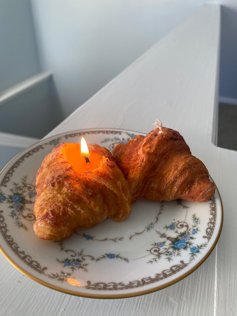 HandPouredByEvadne Croissant Candle - Thumbnail 2