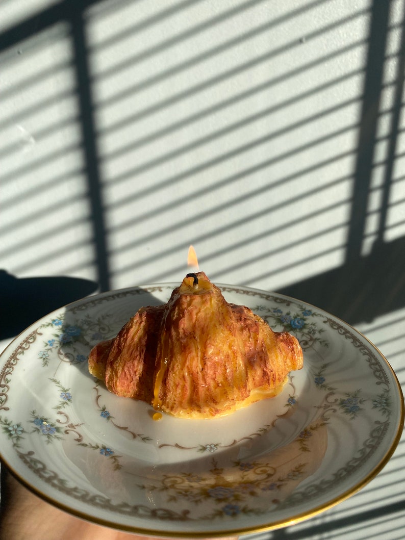 HandPouredByEvadne Croissant Candle - Thumbnail 3
