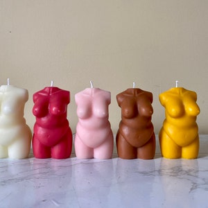 Plus Size Candle / Curvy Body Candle / Goddess Candle / Female Torso Candle/ Body Candle/ Bridesmaid Gift /Candle Gift/ Birthday Gift