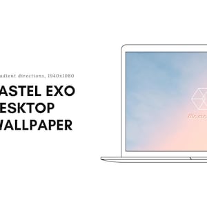 Könnte beinhalten: Ein Laptop mit einem pastellrosa und -blauen Verlaufshintergrund. Der Hintergrund hat eine weiße geometrische Form in der Mitte mit dem Text "life is nice, there." Der Laptop ist eine einfache Strichzeichnung.