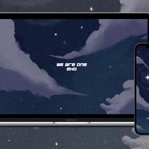 Somos uno EXO Night Sky Wallpapers / iPad, Escritorio, iPhone, Fondos de pantalla del ordenador portátil / Descarga digital