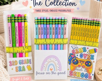Personalized Ticonderoga Back-to-School Pencil Set