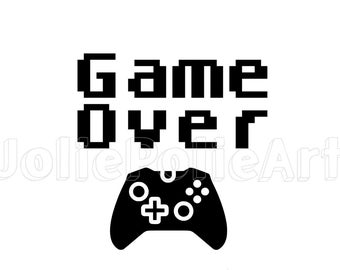 Gamer SVG | Game Over SVG | Gamer SVG | Funny Gamer svg | Video Games svg | Play station svg | Boys shirt svg | Game Controller Svg