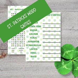 St. Patrick&#39;s Day Games | Word Search & Scramble
