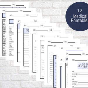 Personalized Medical Printable Digital Download - Etsy