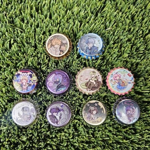 Project Sekai Bottle Cap Buttons