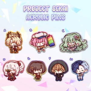 Project Sekai Acrylic Pins
