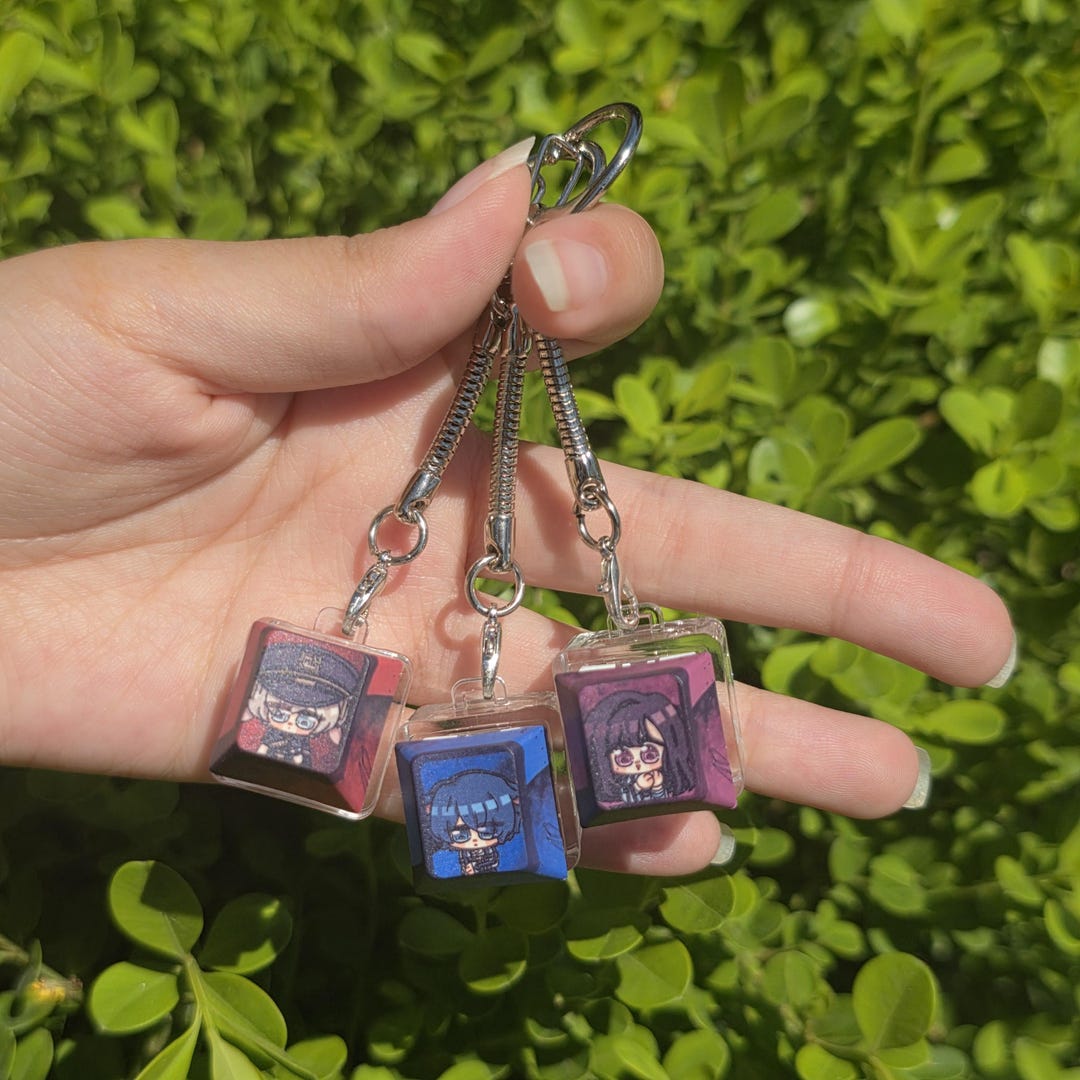 Milgram Keycap Keychains - Etsy