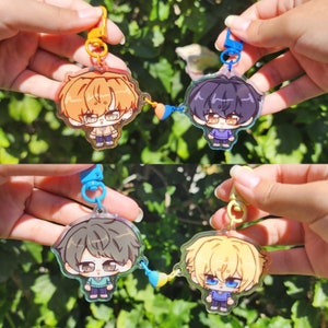 Sasaki to Miyano & Hirano to Kagiura Heart Magnet Charms