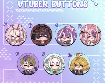 Botones de Vtuber