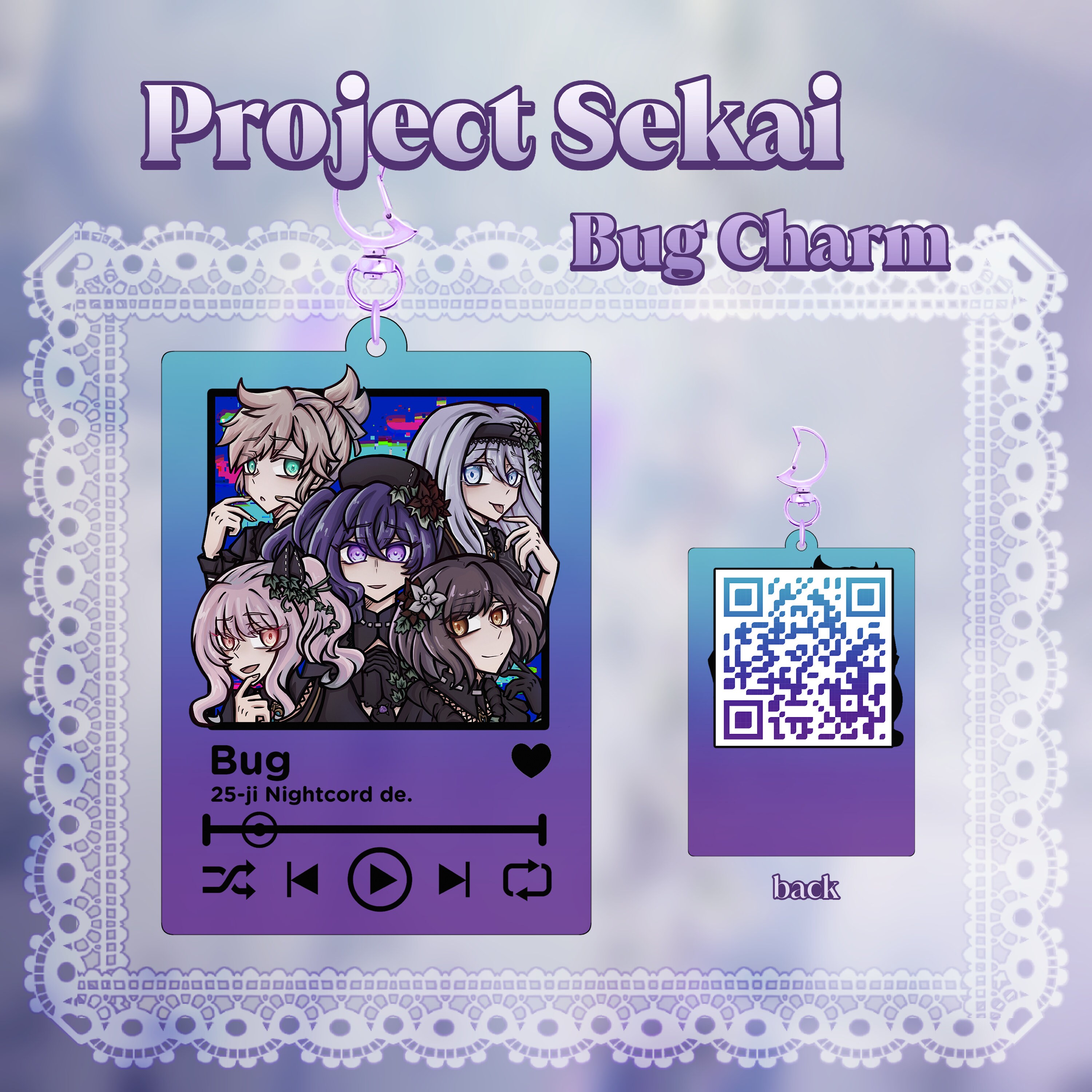 Project Sekai bug Charm Etsy