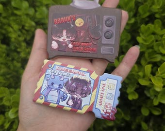 Ghost Story (GSGW/GDCG) Embossed Wooden Pins