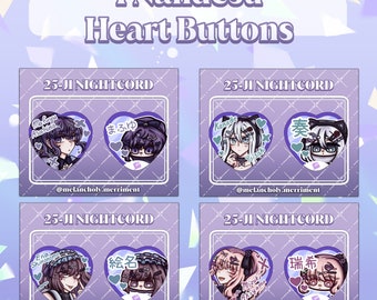 I Nandesu Heart Button Packs