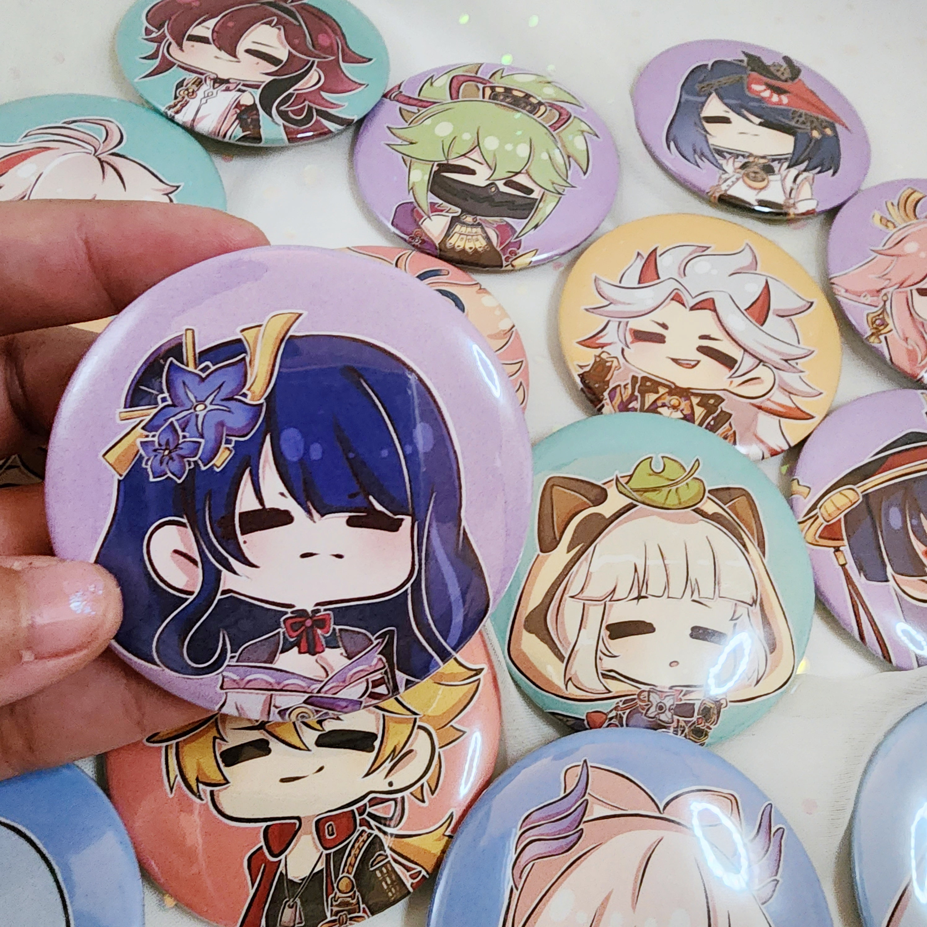 Genshin Impact Inazuma Buttons - Etsy
