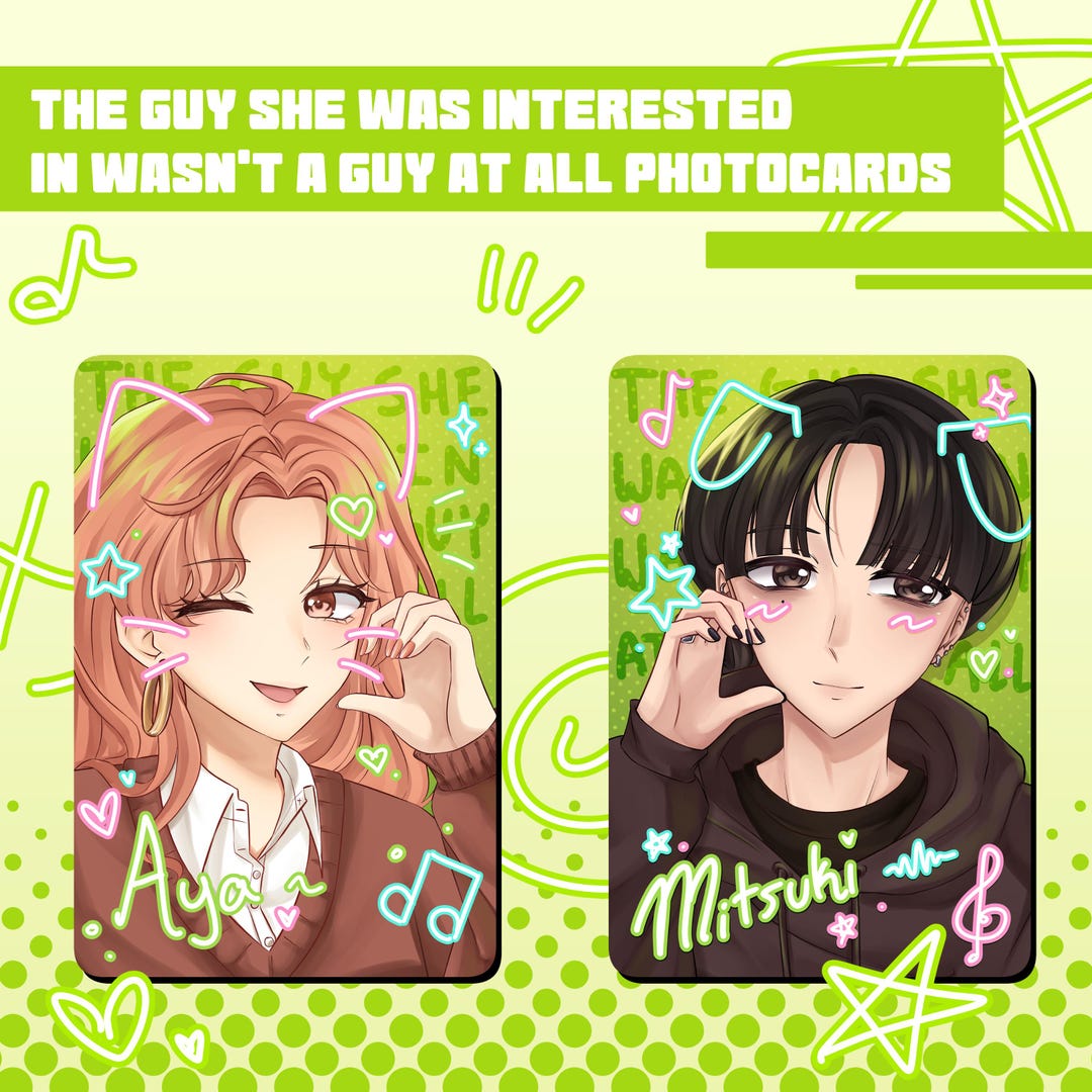 Green Yuri Photocards - Etsy