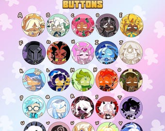 Botones de Cookie Run