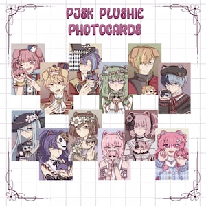 Project Sekai Plushie Photocards