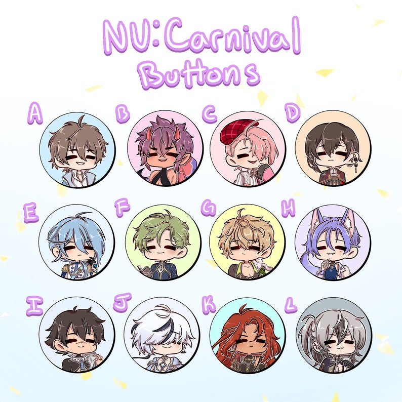 NU: Carnival Buttons - Etsy