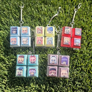 Project Sekai Group Keycap Keychains