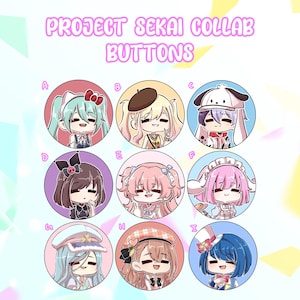 Project SEKAI Collab Buttons
