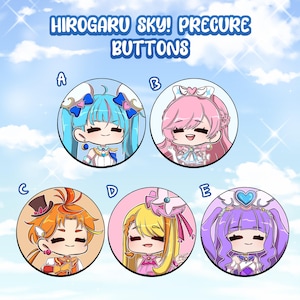 Hirogaru Sky! Precure Buttons
