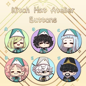 Witch Hat Atelier Buttons