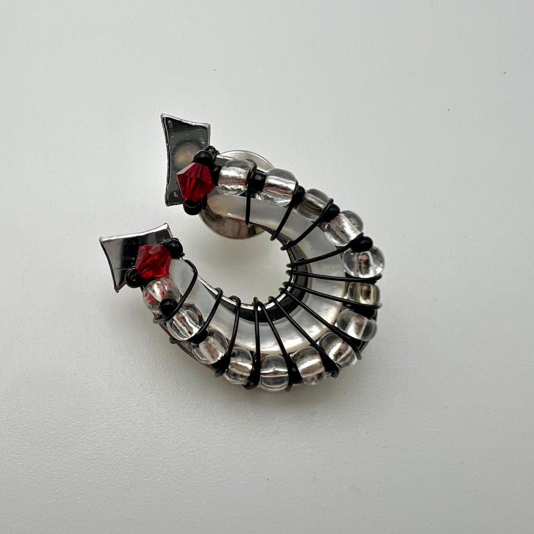 Vintage Liz Tech Lucky Horseshoe Pin, 2005 Etsy