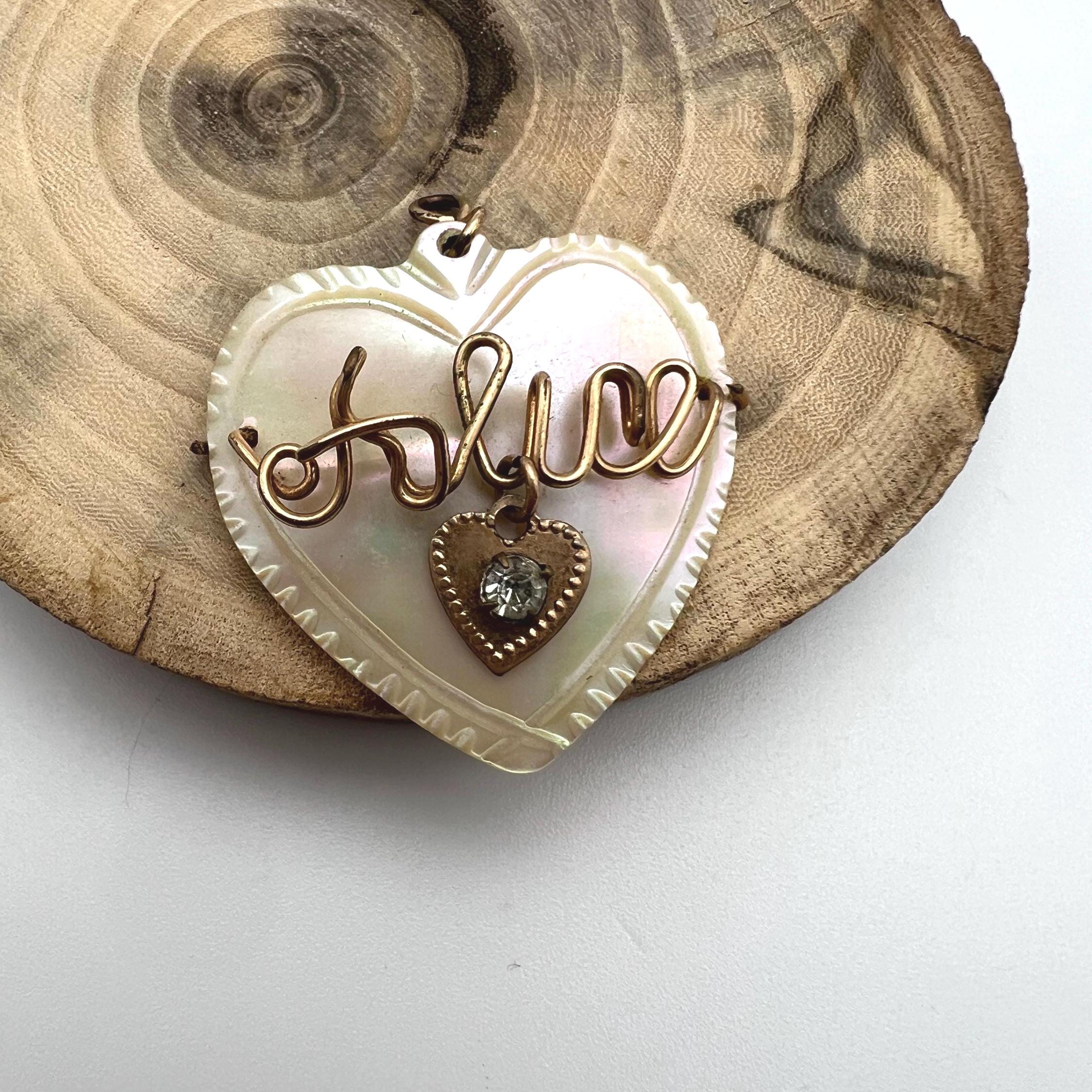 1940s Sweetheart Necklace - Etsy
