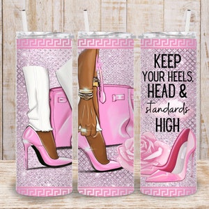 Digital Glam Fashion Legs 20oz Tumbler Wrap - PNG-sublimatie 400 dpi