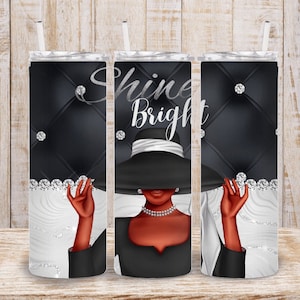 Digital Fashion Girl 20oz Tumbler Wrap - PNG Sublimation 300 dpi