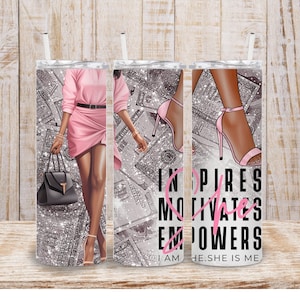 Digital Glitter Dollar Bill 20 Unzen Inspirational Tumbler Wrap - PNG Sublimation 400 dpi Glam Tumbler
