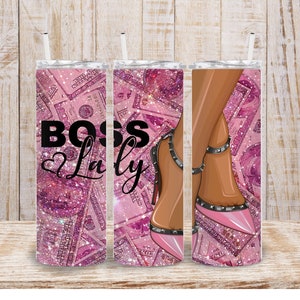 Digital Glitter Dollar Bill 20 Unzen Tumbler Wrap - PNG Sublimation 400 dpi - Glam Legs