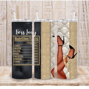 Digital Glam Legs Valeur nutritive pour gobelet 20 oz - Sublimation PNG 300 dpi
