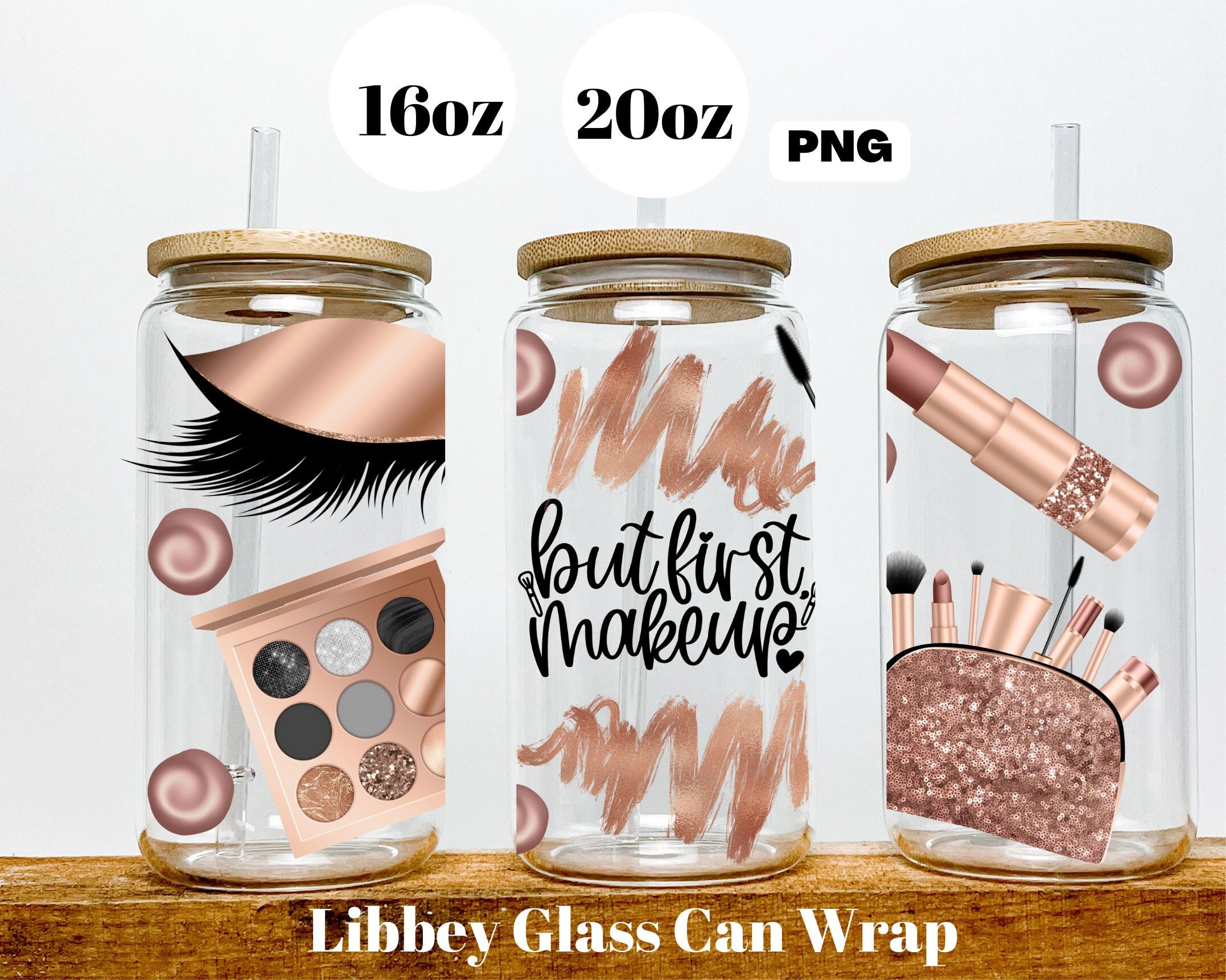 16oz and 20oz Libbey Glass Can Wrap Template Bundle – TheCraftyDrunkCo