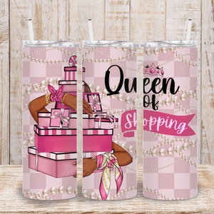 Digitale luxe mode meisje 20oz Tumbler Wrap - PNG-sublimatie 300 dpi