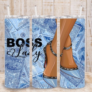 Digital Glitter Dollar Bill Fashion Legs 20oz Tumbler Wrap - Sublimazione PNG 400 dpi