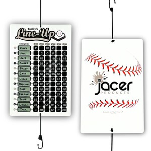 Tableau d'alignement des entraîneurs pour le baseball ou le softball --- GRIS --- Comprend 13 plaques nominatives pour tous les joueurs de l'équipe