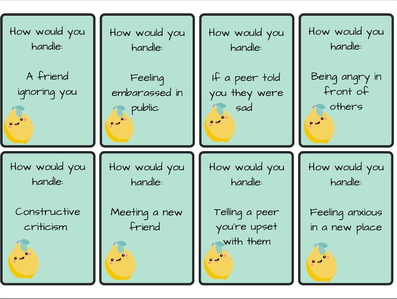 Social Skills Board Game, Mental Health, Group Therapy Activity