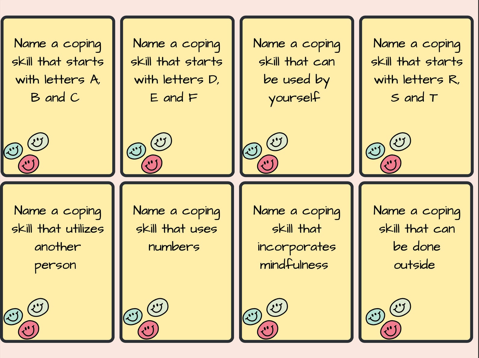 Learning Coping Skills Board Game Mental Health Game Coping - Etsy Canada