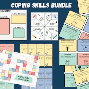 Coping Fähigkeiten Bundle, Spiele, Coping Karten, Wahrsagerin, Brettspiel