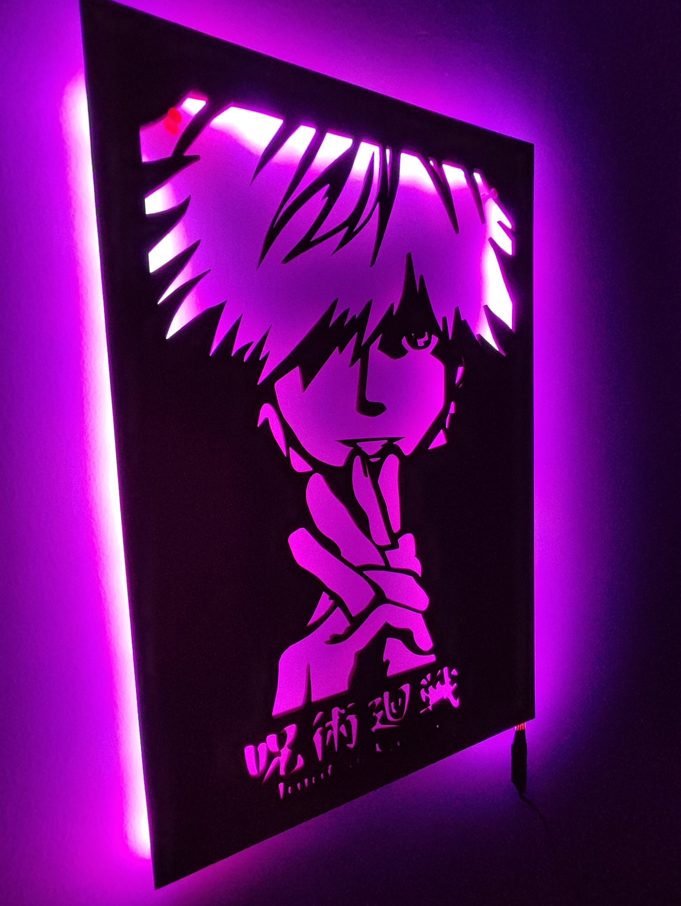 Wall Led Gojo Jujutsu Kaisen | gojo lamp | Satoru Gojo | Gojo jujutsu | Gojo ...