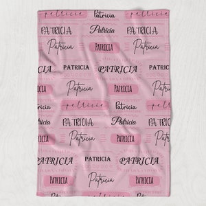 Baby Name Blanket-Custom Name Blanket-Personalized Name Blanket-Kids Blanket with Name-Name Blanket- Baby Blanket with Name-Baby Shower Gift