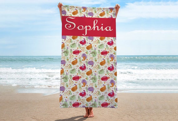 Personalized beach towels for adults deals