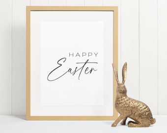Easter printable decor | easter wall art | easter wall decor | easter decorations | happy easter wall art | easter printables