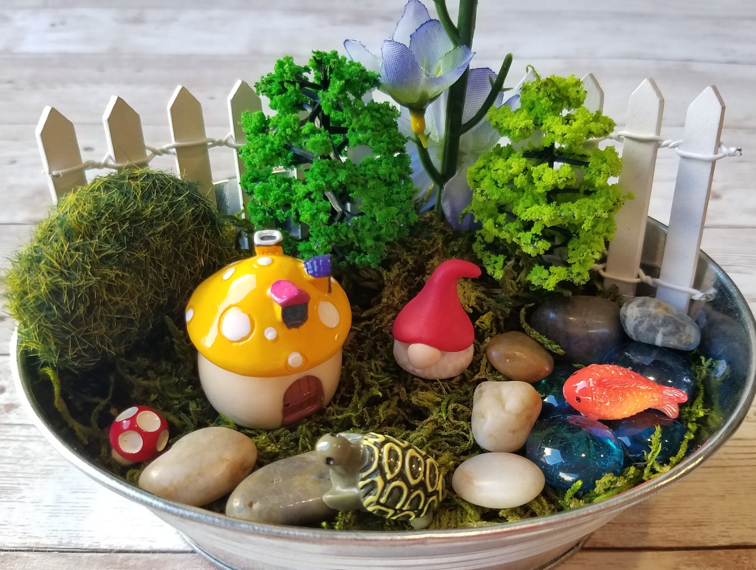 3 Gnome Felting Kits For Mother's Day 6 Inch Gnomes Ornaments Kit Include Everything To Make - Friendly Instruction Gift For Mom, Gift For Wedding
